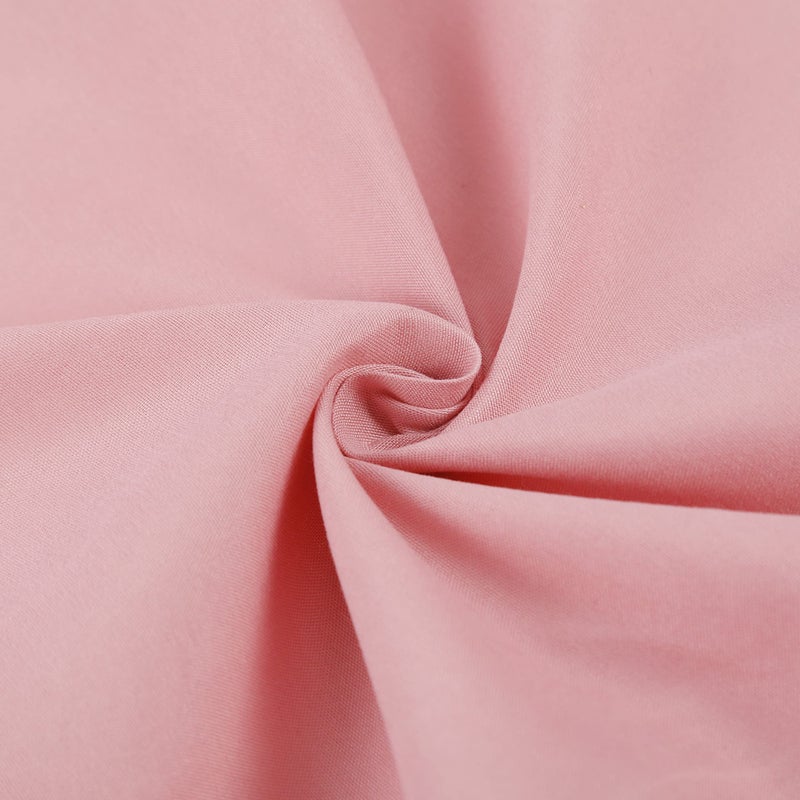NHNHN Fitted Sheet-Deep Pockets-Soft Microfiber-Easy Care-Shrinkage and Fade Resistant-Fitted Sheets Twin Size for Girl Teens Kids-Only 1 Fitted Sheet (Twin, Blush) - Image 4